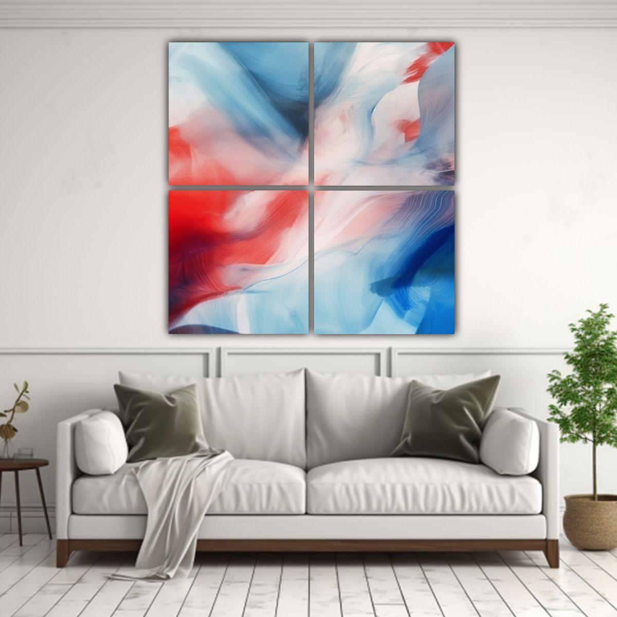 Cuadros De Pared En Movimiento Con Fondo 140x140 Cm-2