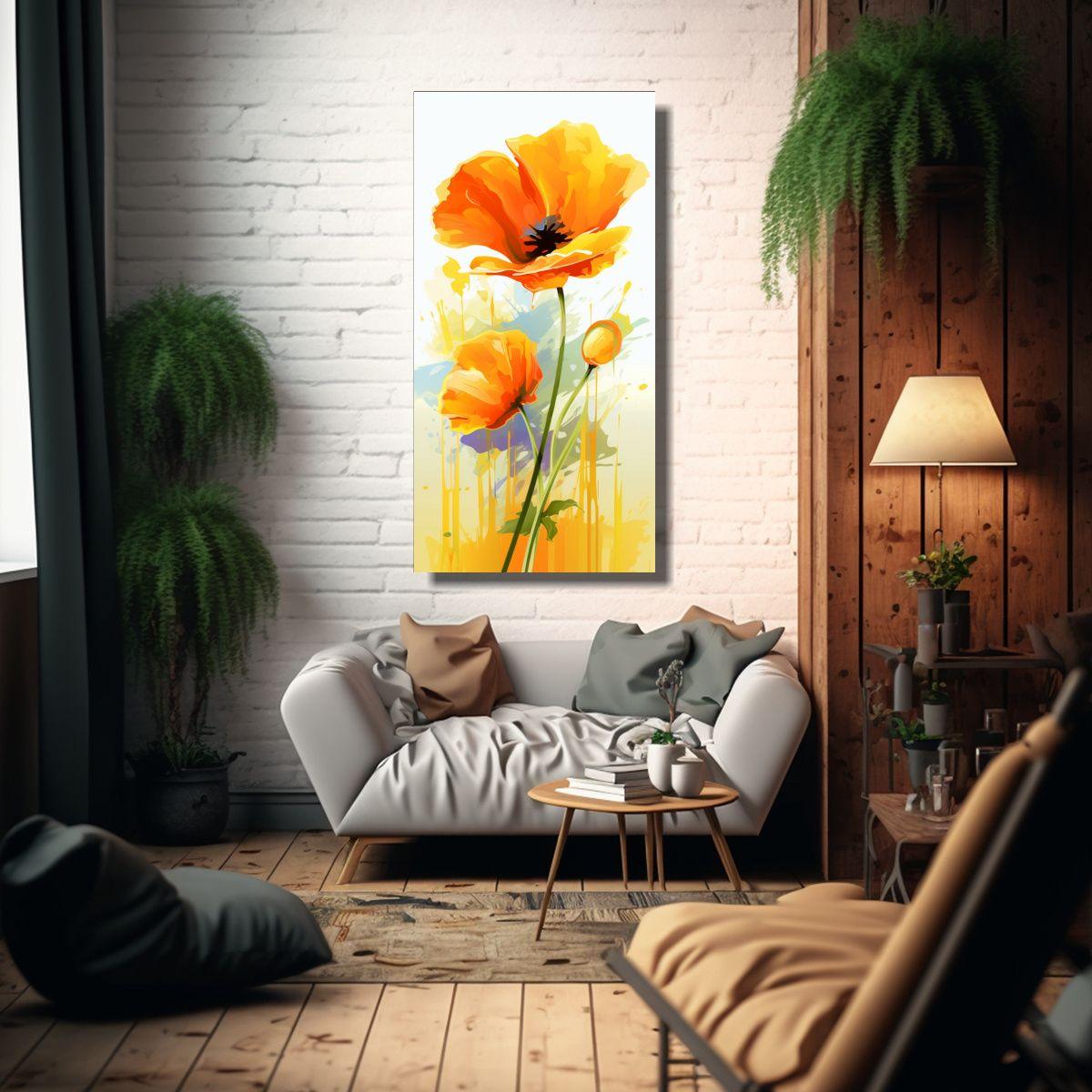 Cuadro Moderno De Lienzo Con Elegantes Líneas 80x160cm-2