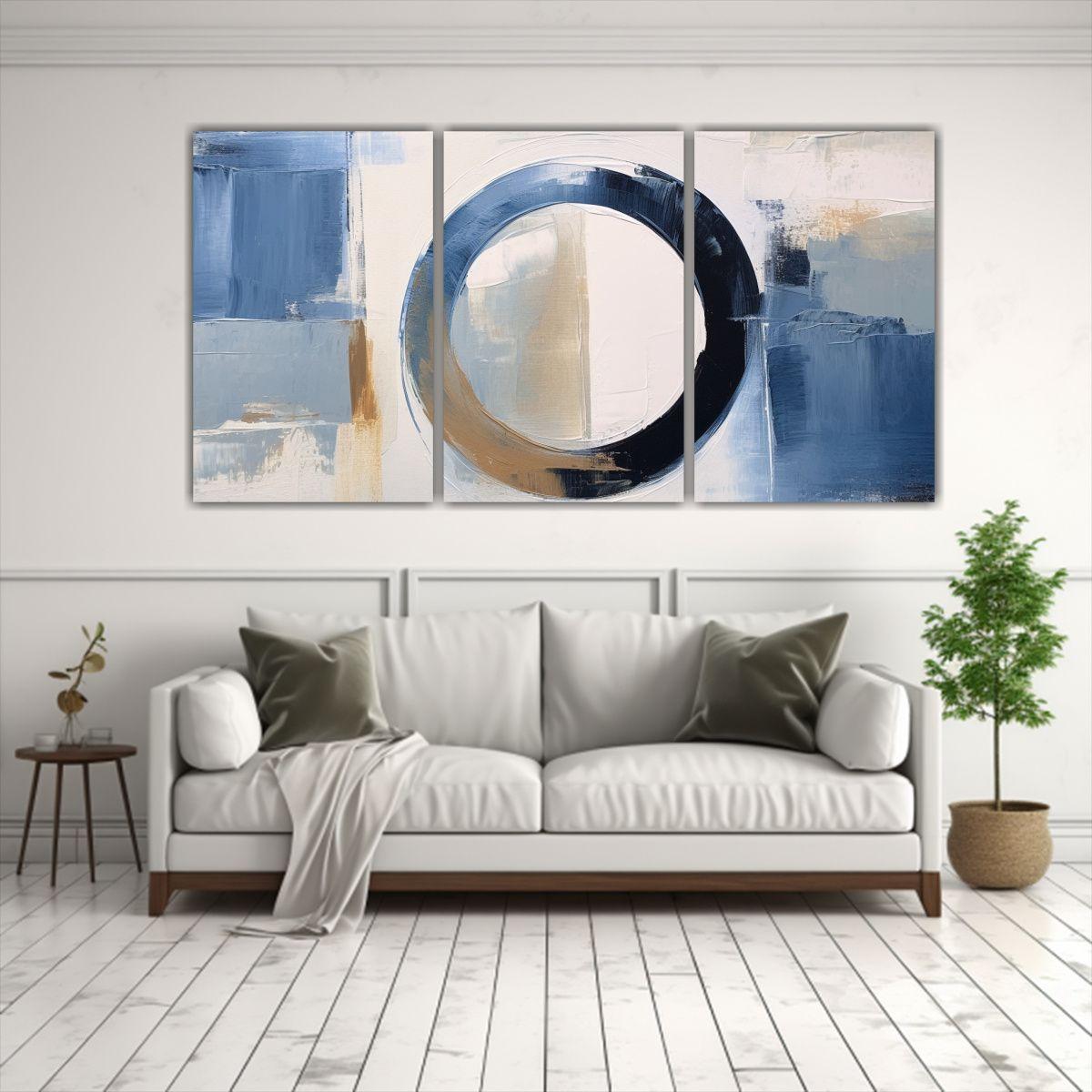 Pinturas Abstractas Minimalistas Con Energía 150x75 Cm-2
