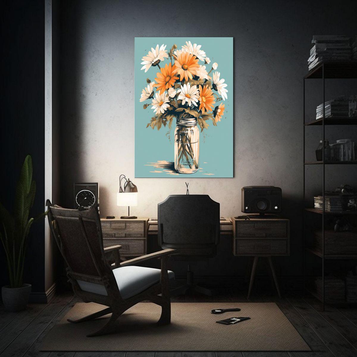 Cuadro Conceptual En Bastidor: Riqueza Visual, 30x45cm-2