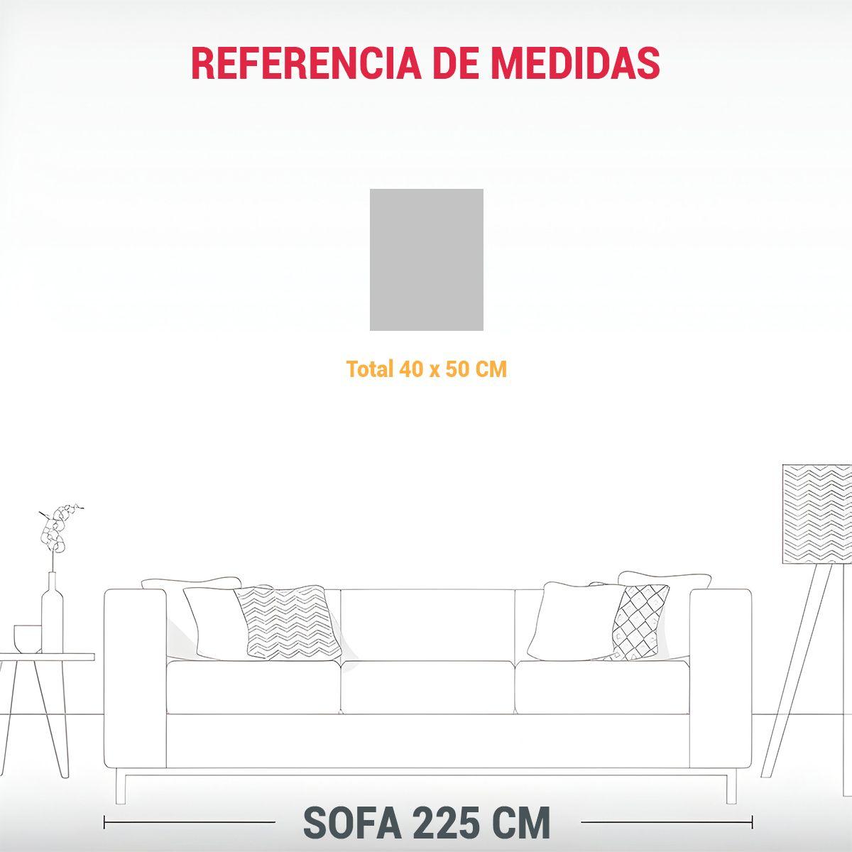 Pintura Abstracta Minimalista Para Decoración De Dormitorio 40x50cm-1