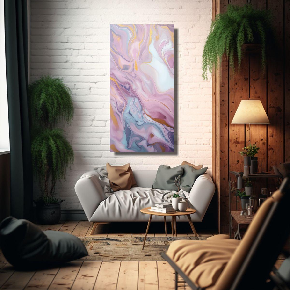 Lienzo Alegre Calidad Superior Mármol Eldritch 80x160cm-2