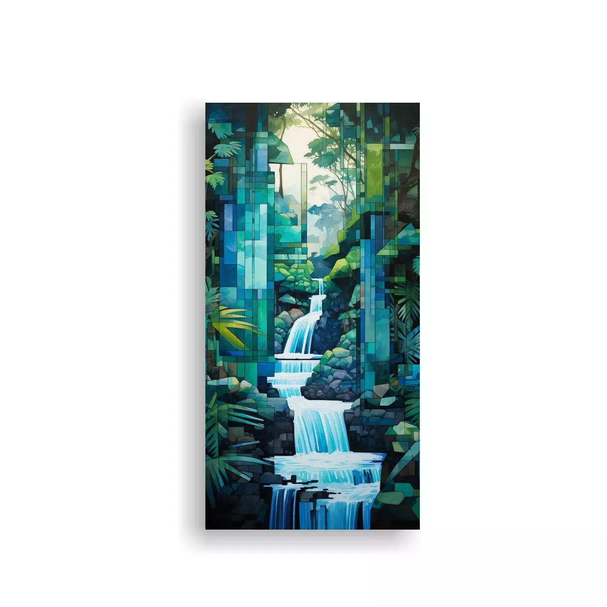 Pintura Decorativa En Lienzo, Diseño Minimalista 70x140cm-0