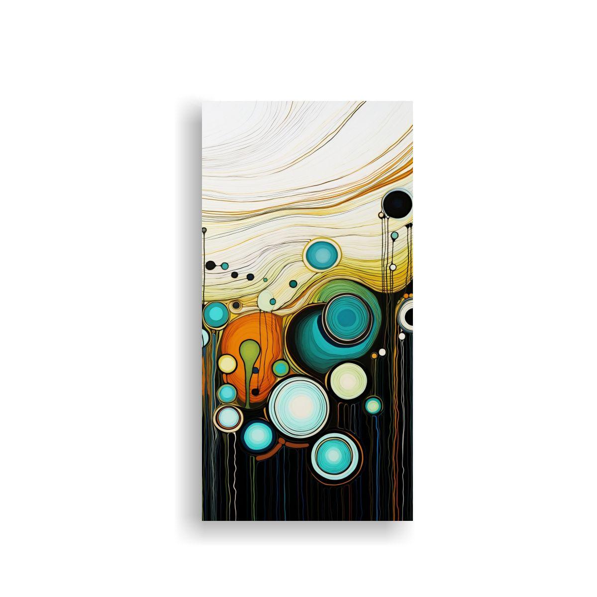 Pintura De Pared Colorida Como Un Hermoso Paisaje 60x120cm-0