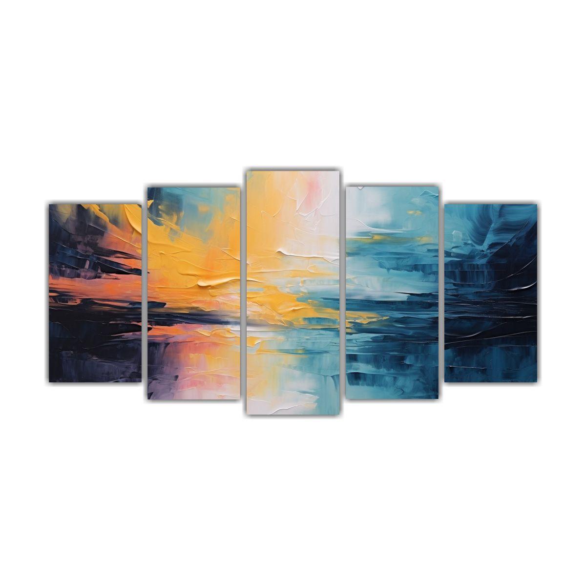 Pintura Decorativa Estilo Impresionismo Abstracto 250x125 Cm-0