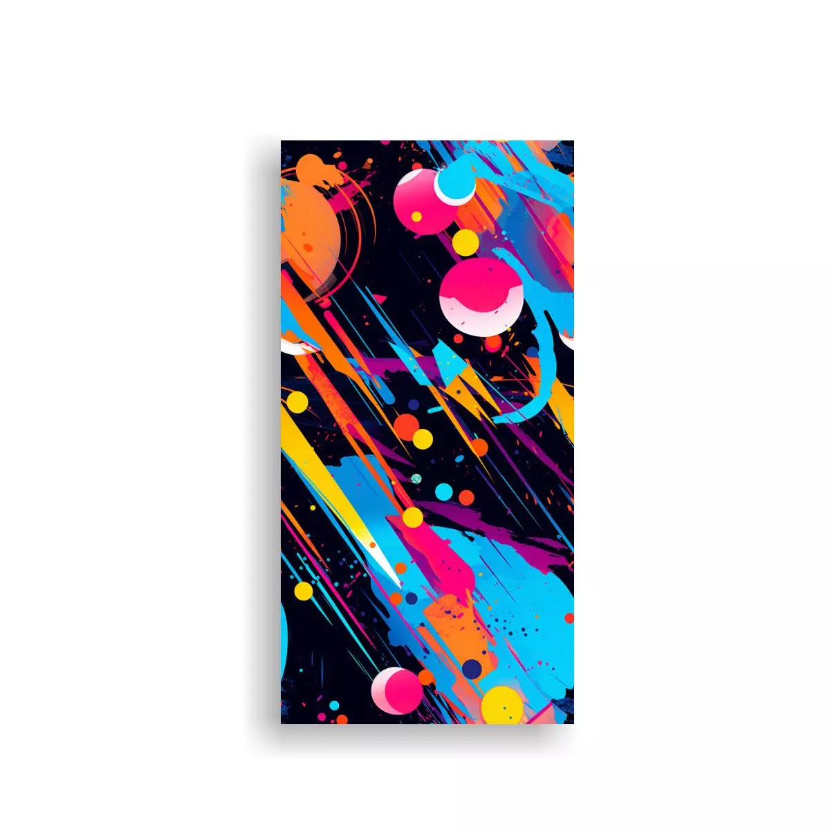 Cuadro Abstracto Contraste John Harris Arte 70x140cm-0