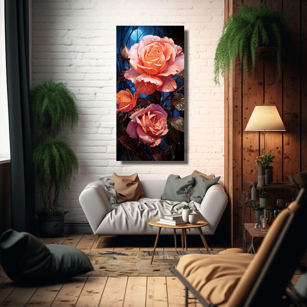 Arte De Pared Decorativo Con Detalles Intrincados 30x60cm-2