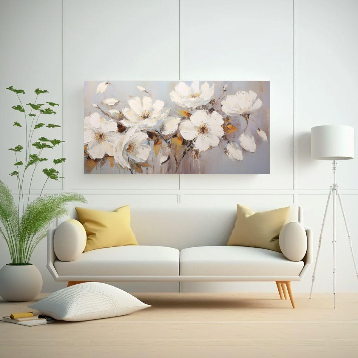 1 Cuadro Composición Majestuosas Pintura De 120x60 Cm-2