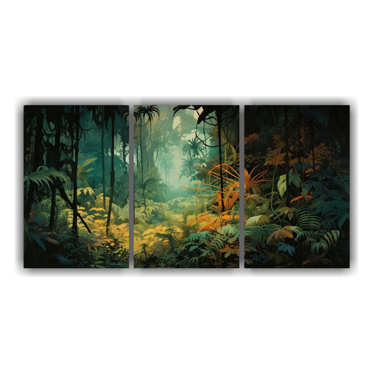 Pinturas Decorativas De La Selva Del Sudeste 180x90 Cm-0