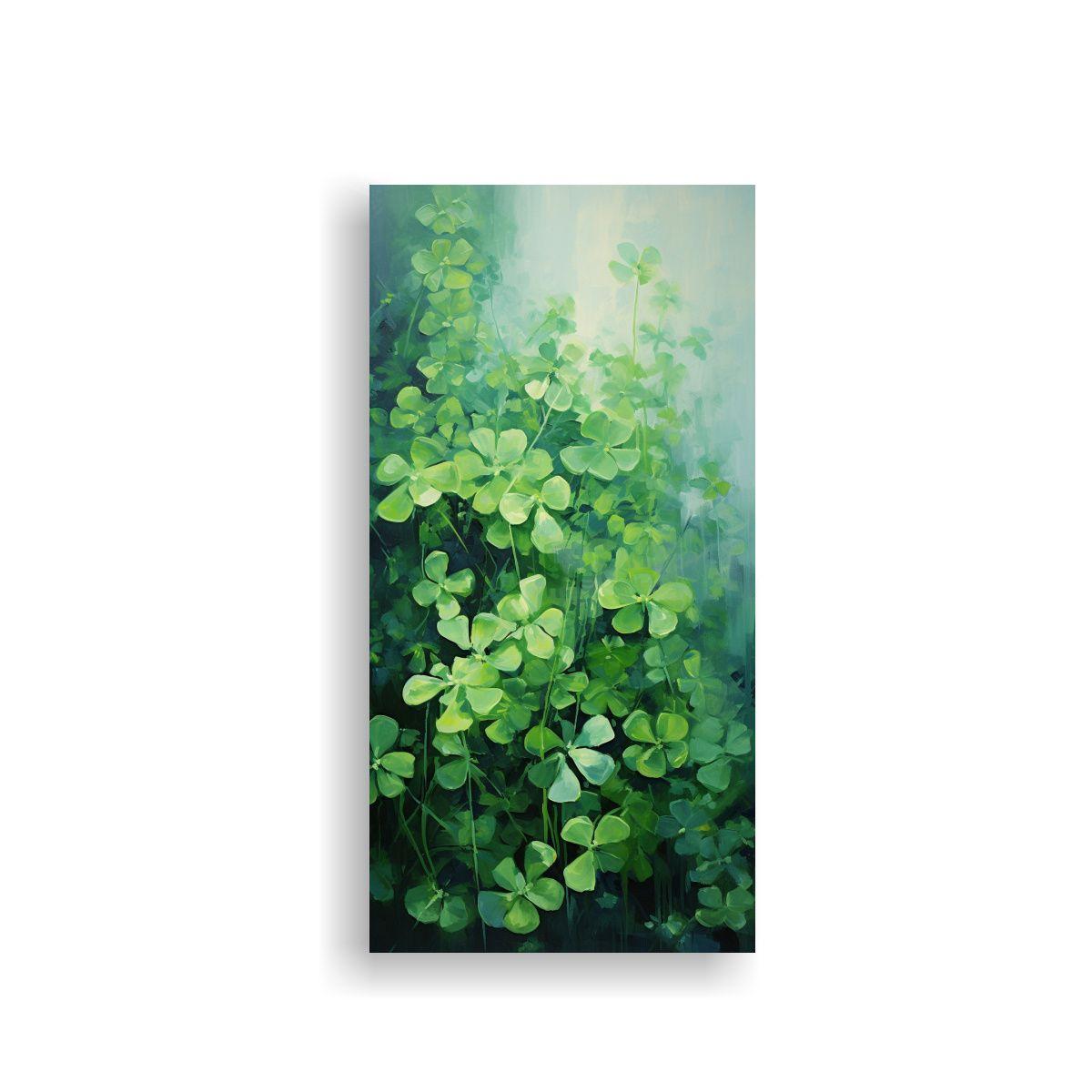 Cuadro Multicolor Abstracto A Clover Herbs, 80x160cm-0