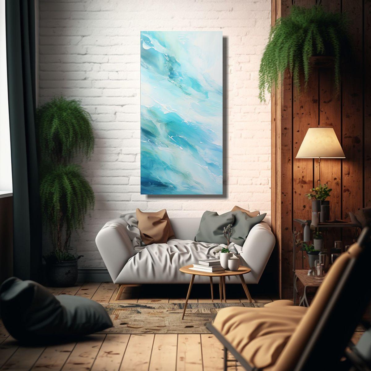 Pinturas De Decoración: Esencia Rítmica 30x60cm-2