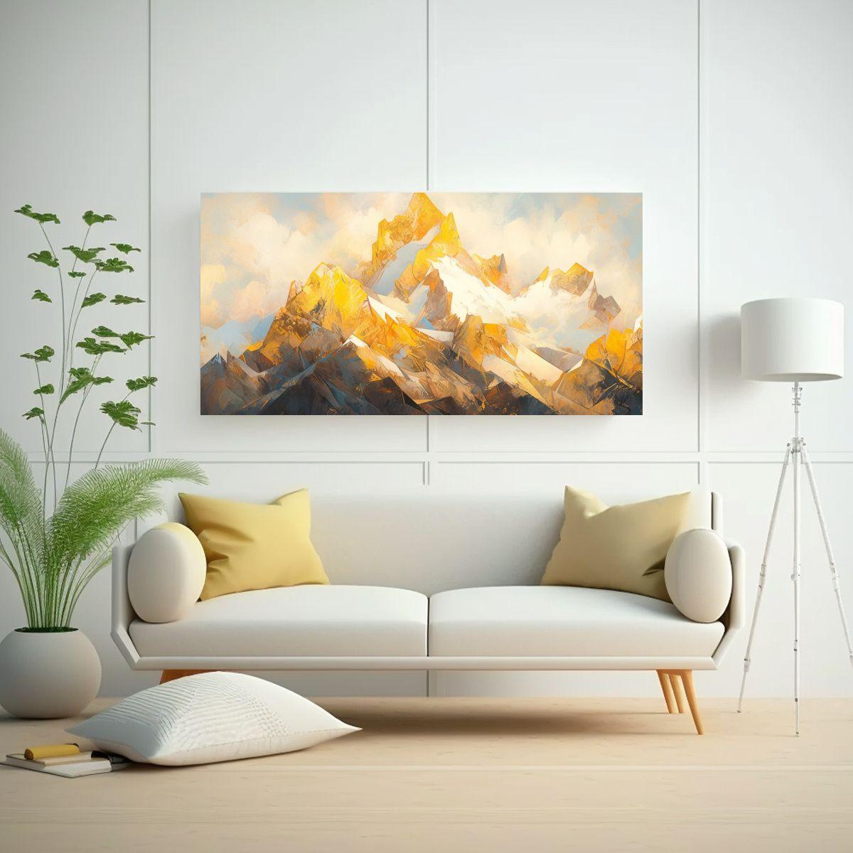 Picos Y Cordilleras Famosas Con Colores 40x20cm-2