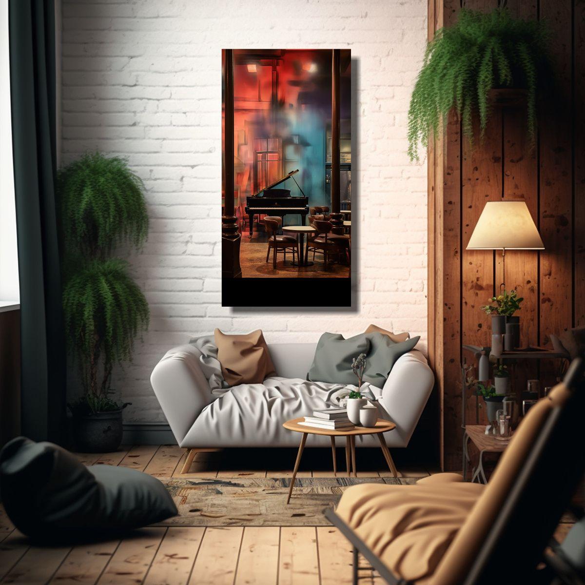Pinturas Decorativas De Tela En Bastidor Vertical 60x120cm-2