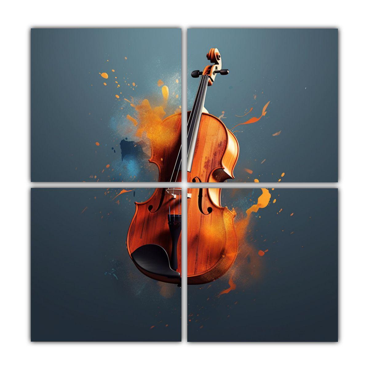 Pinturas Decorativas Modernas Para Escena De 140x140 Cm-0