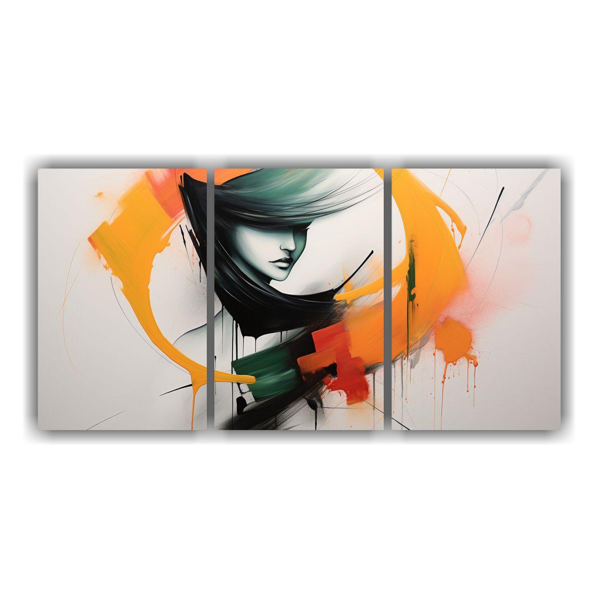 Dos Composiciones Tema Innovador Blend Pintura 240x120 Cm-0