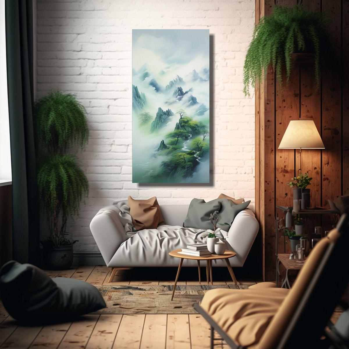 Cuadro Enigmático Estilo Galería: La Esencia 60x120cm-2