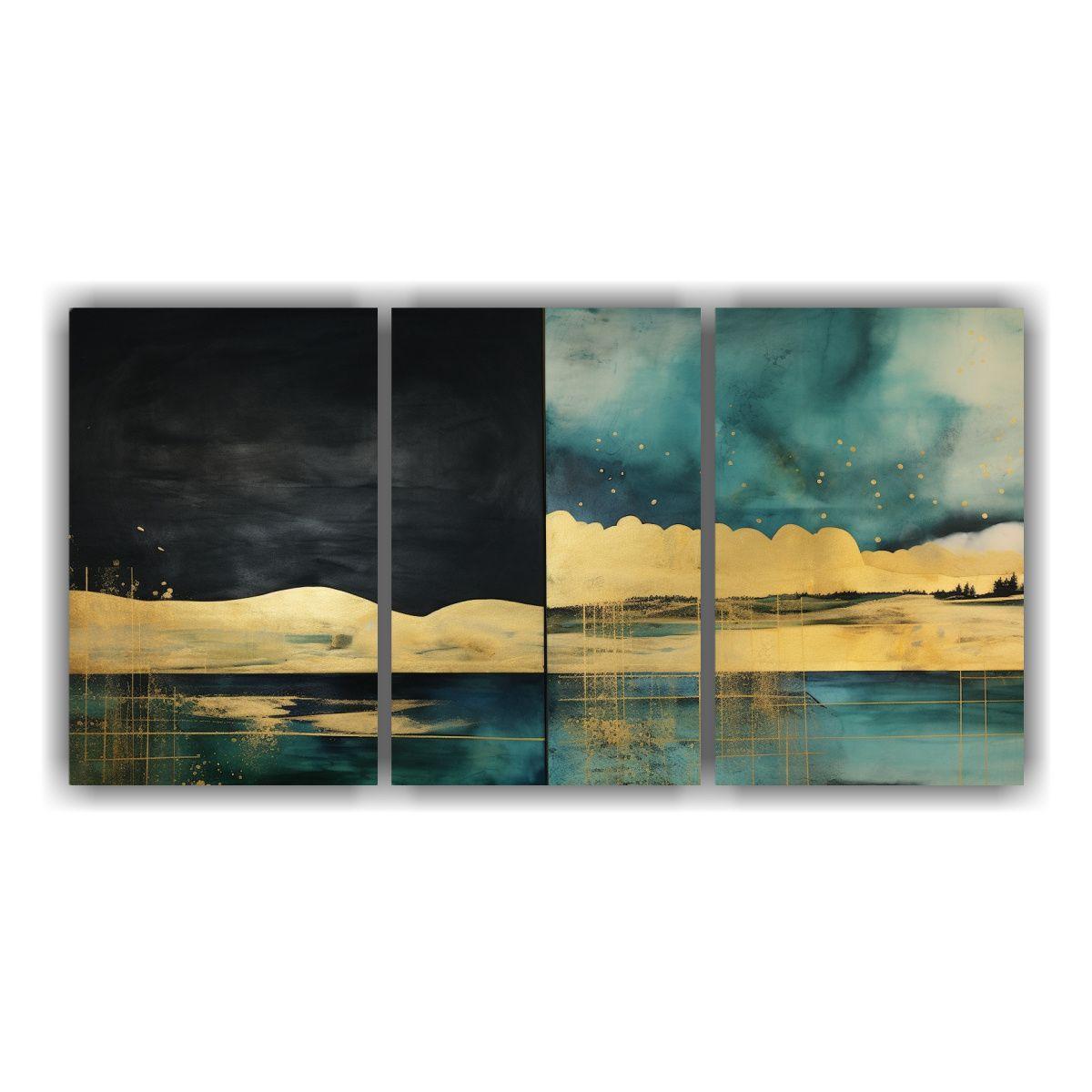 Pintura Decorativa Mágica Con Acuarela Negra, 150x75 Cm-0