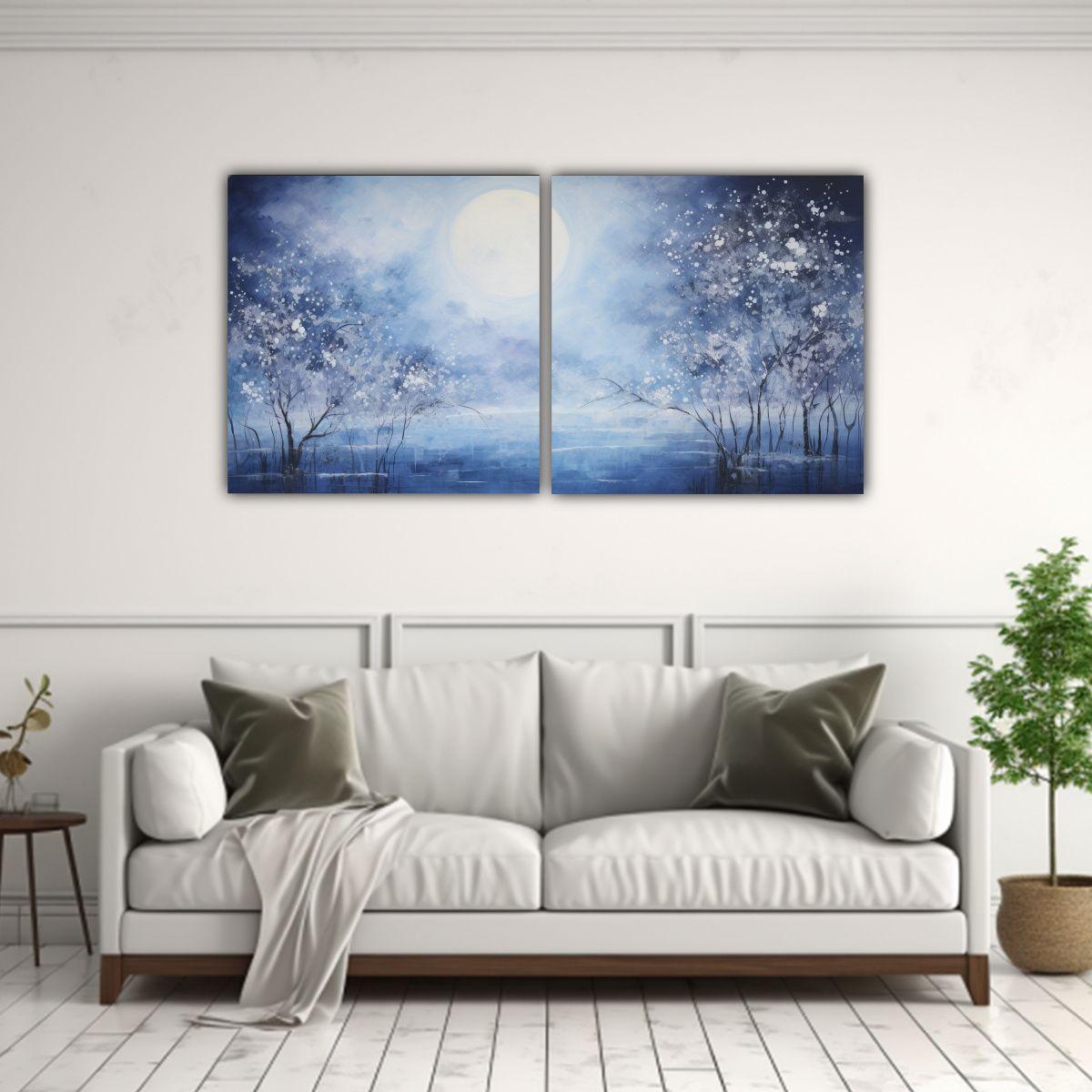 Pinturas Decorativas Interpretación Abstracta 160x80 Cm-2
