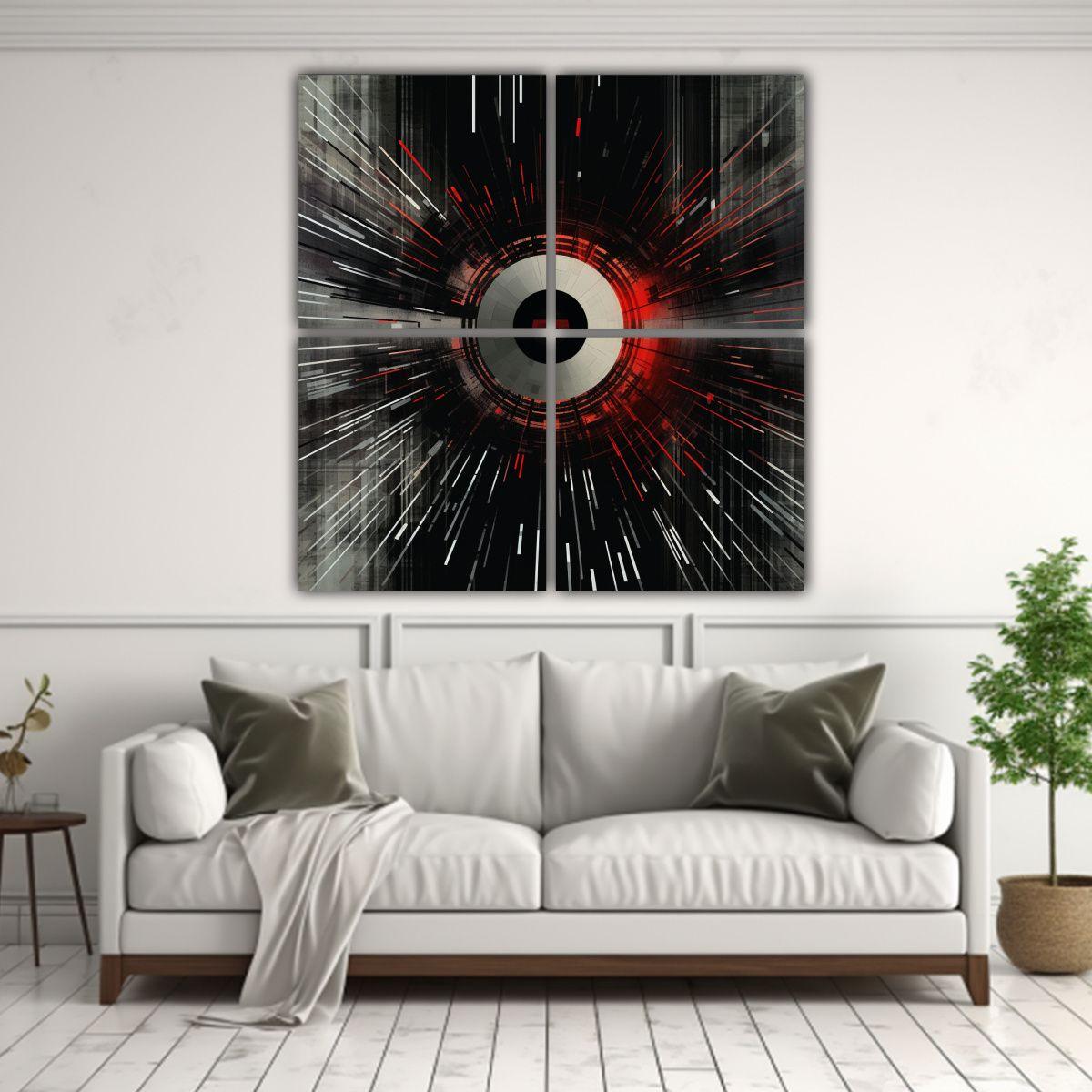 Pinturas Decorativas Visuales De Hermosa Riqueza 80x80 Cm-2