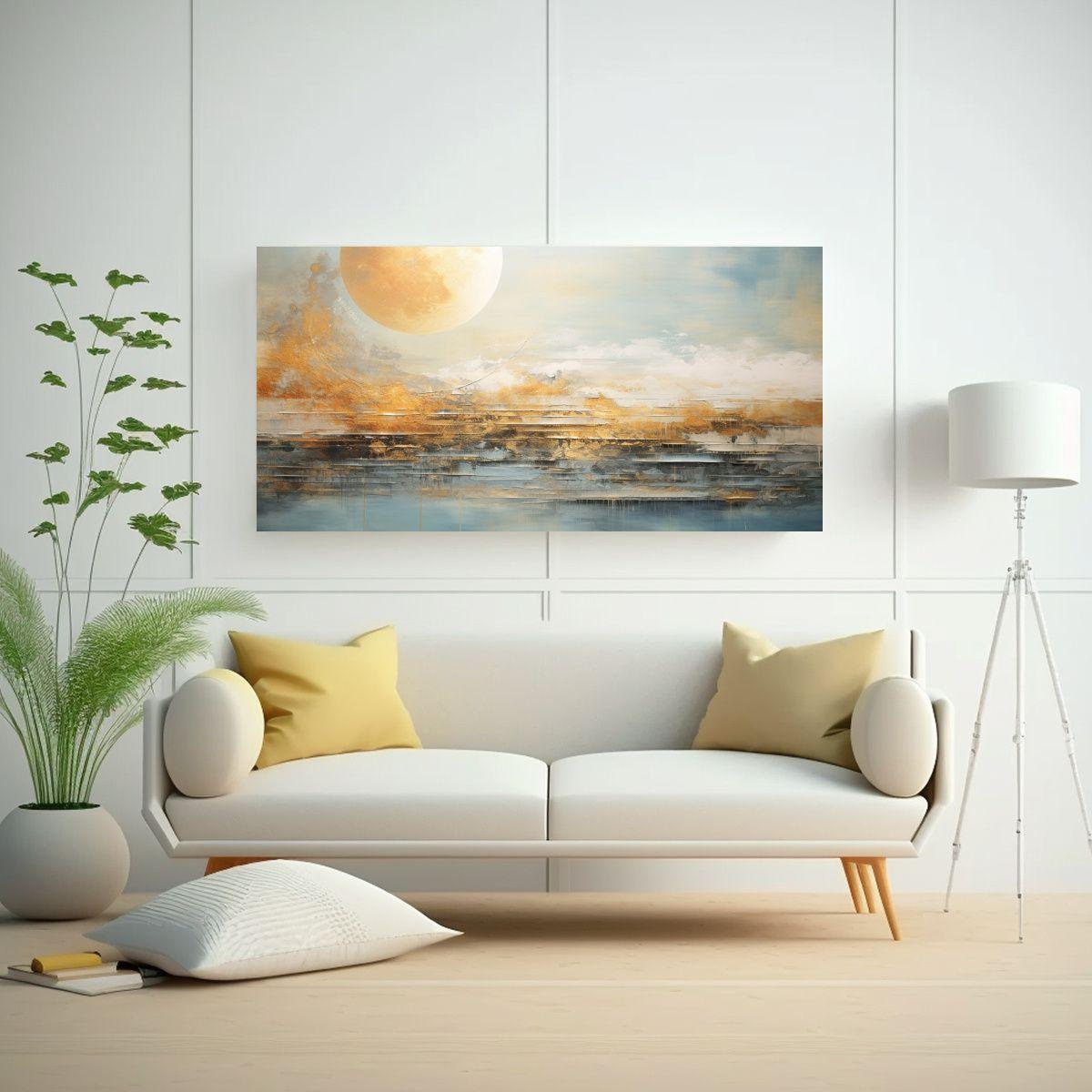 Pintura Decorativa Exclusiva De Arte De Pared: 40x20 Cm-2
