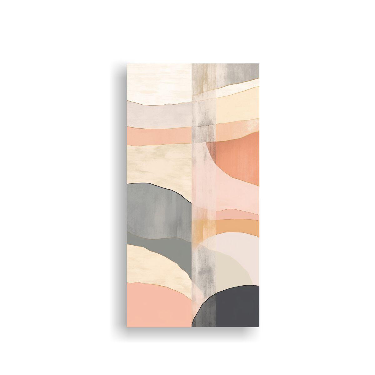 Pintura Abstracta Moderna Minimalista Arte 70x140cm-0