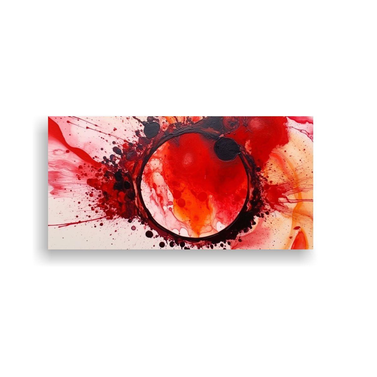 Pintura Refinada De Tinta Alcohol En Círculo 160x80 Cm-0