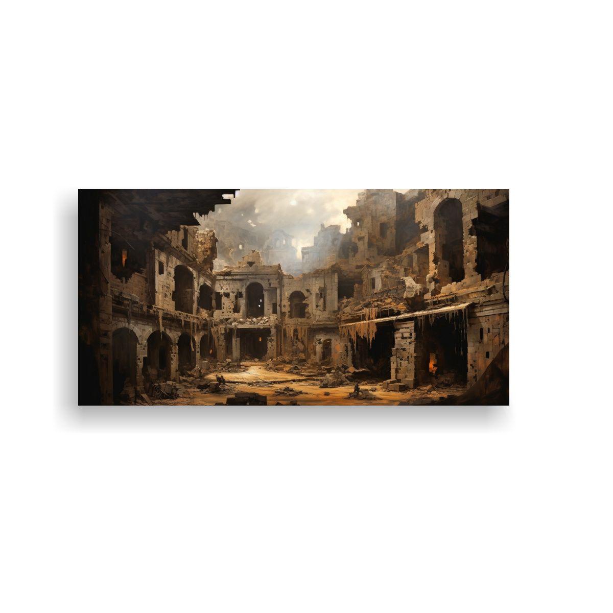 Pintura Decorativa De Arte Fino En Estilo 100x50cm-0