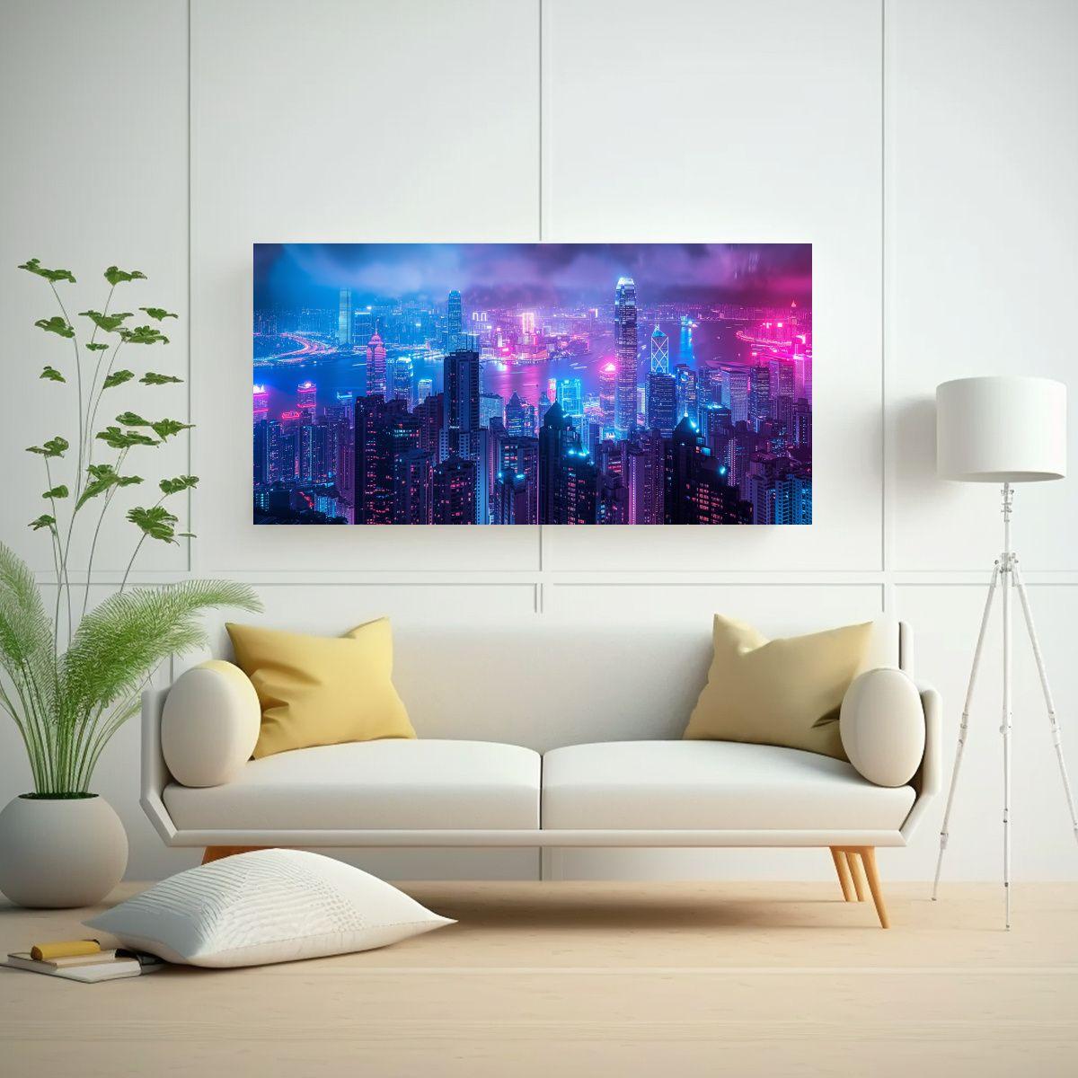 Cuadros Decorativos Estilo Galería Visual: Vista 140x70cm-2