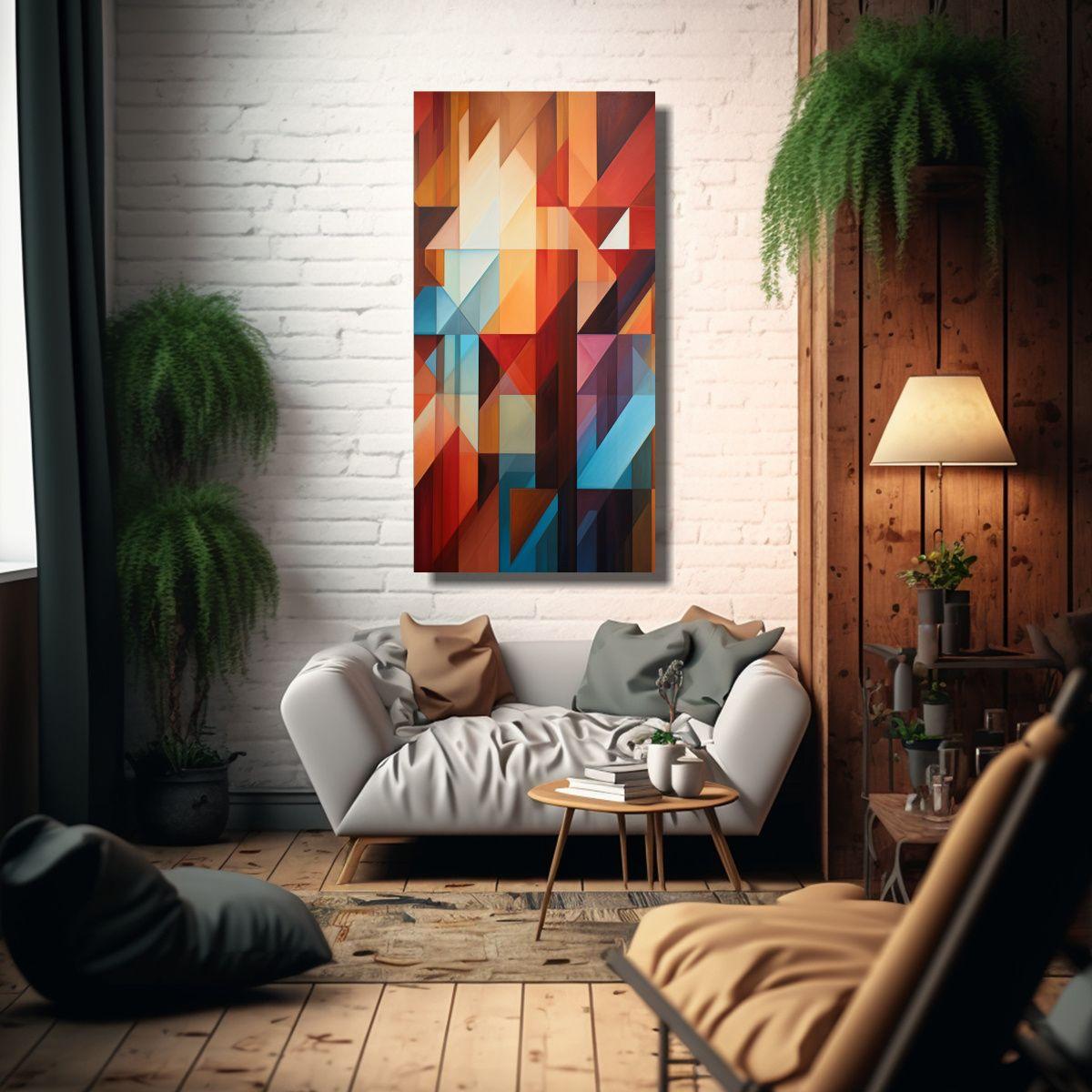 Arte De Pared Moderno Exposición Pinturas 80x160cm-2