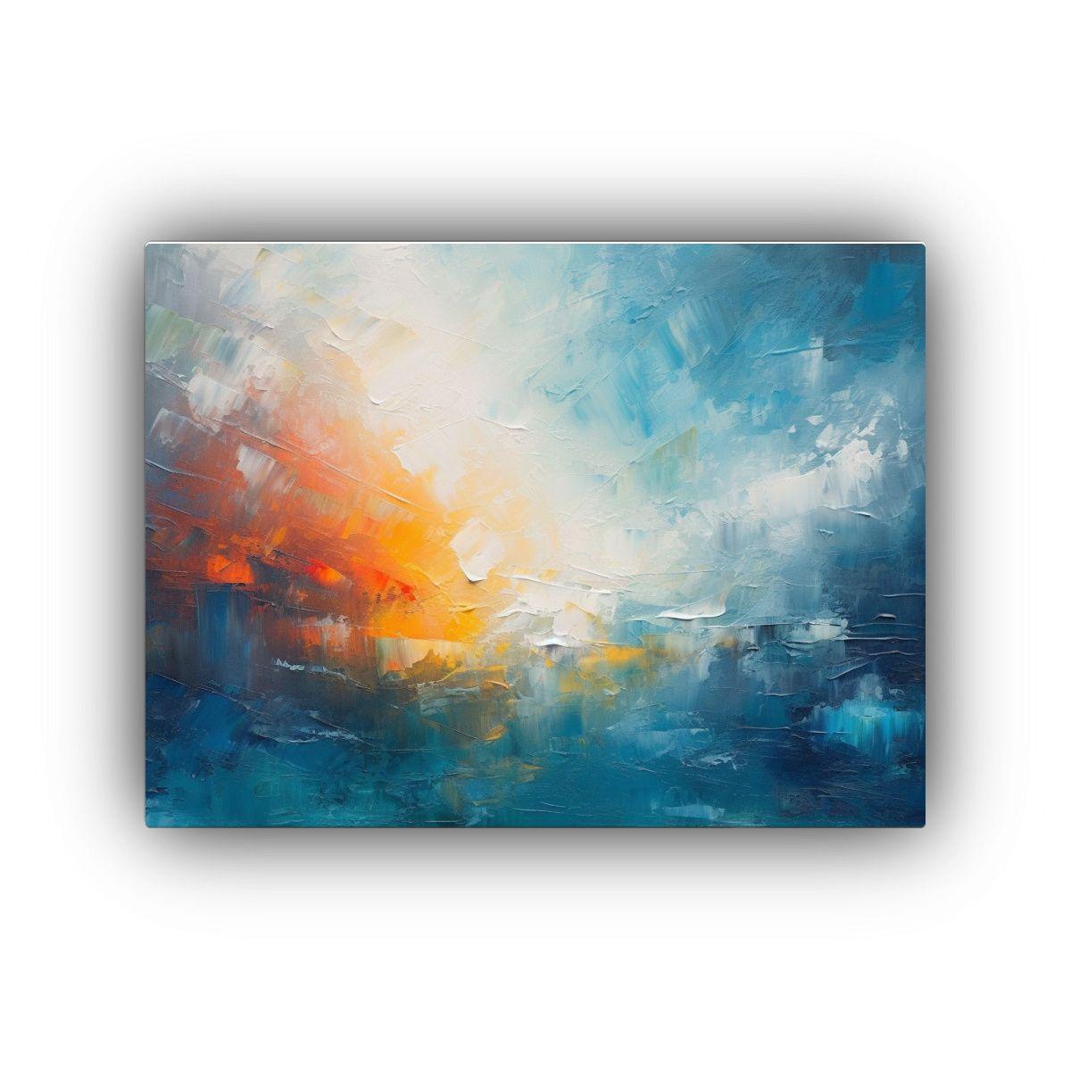 Crear Una Pintura Abstracta Que Capture La Intensidad Del Ar 60x40cm-0