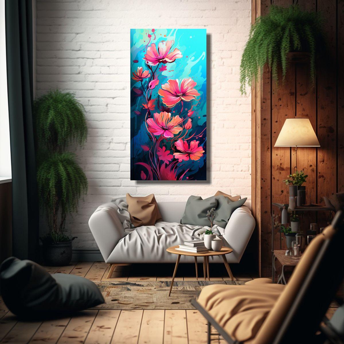 Pintura Decorativa De Arte De Pared Con Armonía 60x120cm-2