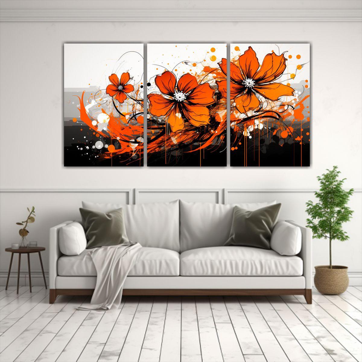 Pinturas Decorativas De Estilo Neonoir En Colores 120x60 Cm-2