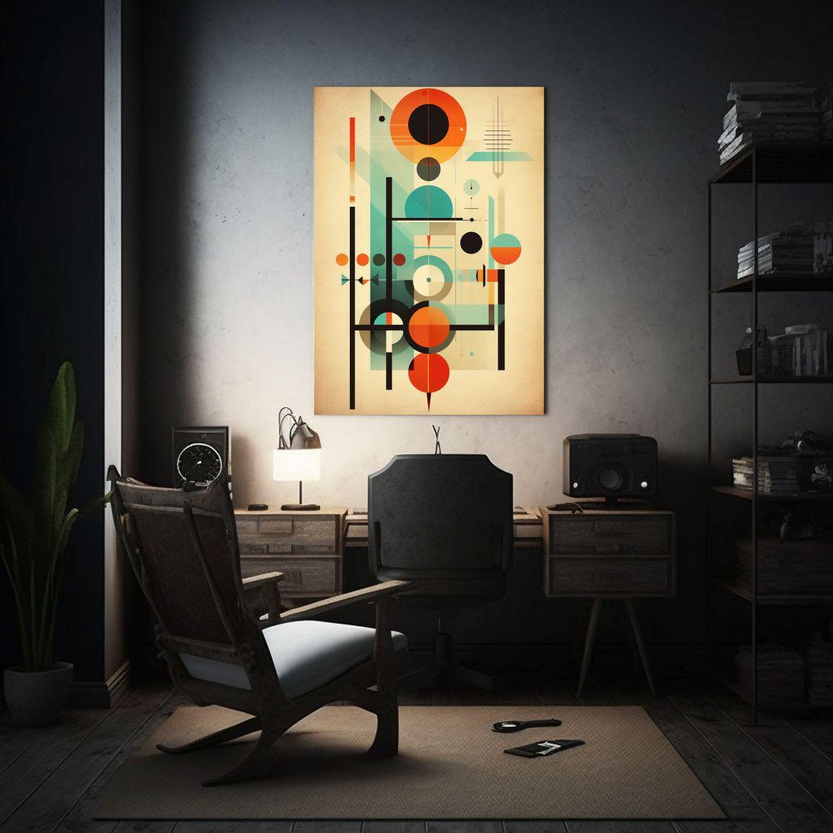 Cuadro Decorativo Temática Retro Vintage 80x120cm-2