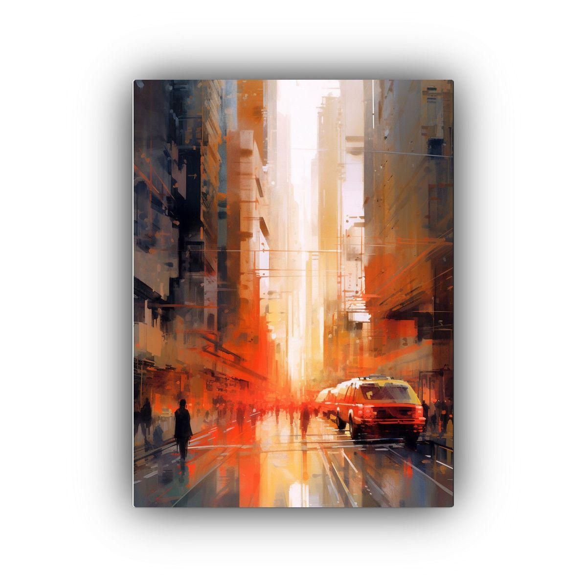 Pintura Abstracta Jonathan Anderson Estilo J 50x65cm-0