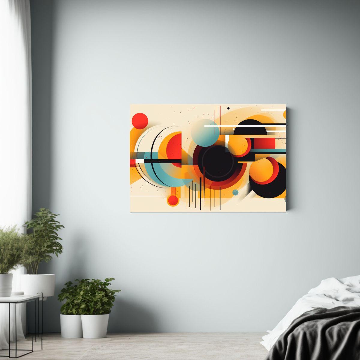 Lienzos Abstractos: Celebra La Versatilidad En Decoración 40x30cm-2
