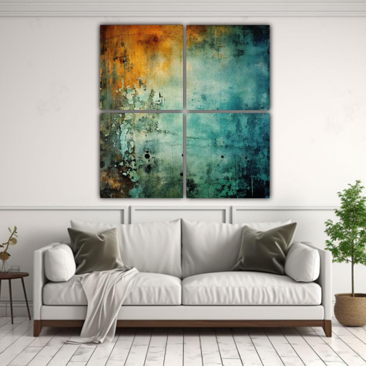 Pinturas Decorativas Vintage De Alta Definición 180x180 Cm-2