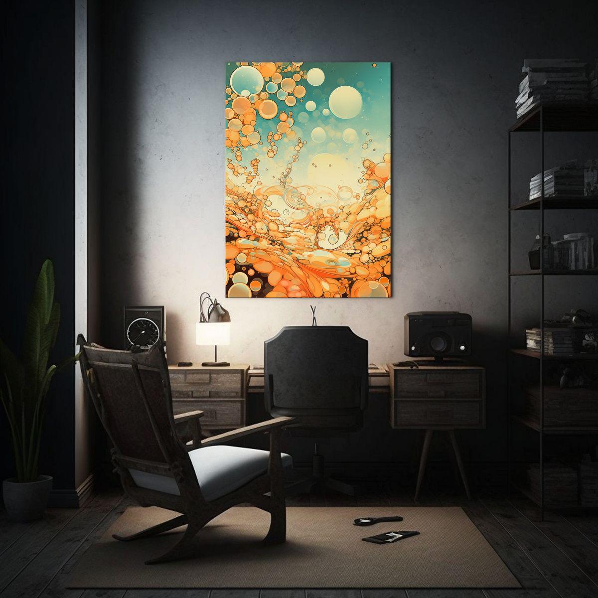 Pintura Decorativa Retro De Cocina Con Cuadro 50x75cm-2