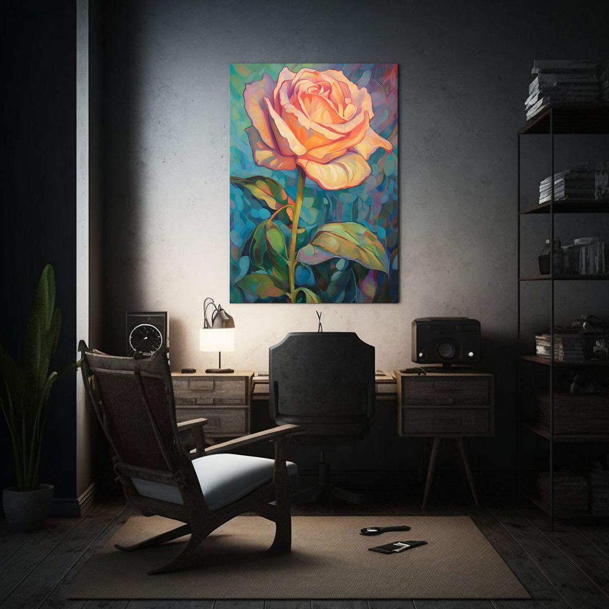 Lienzo De Tela Fotográfica De Pinceladas 60x90cm-2