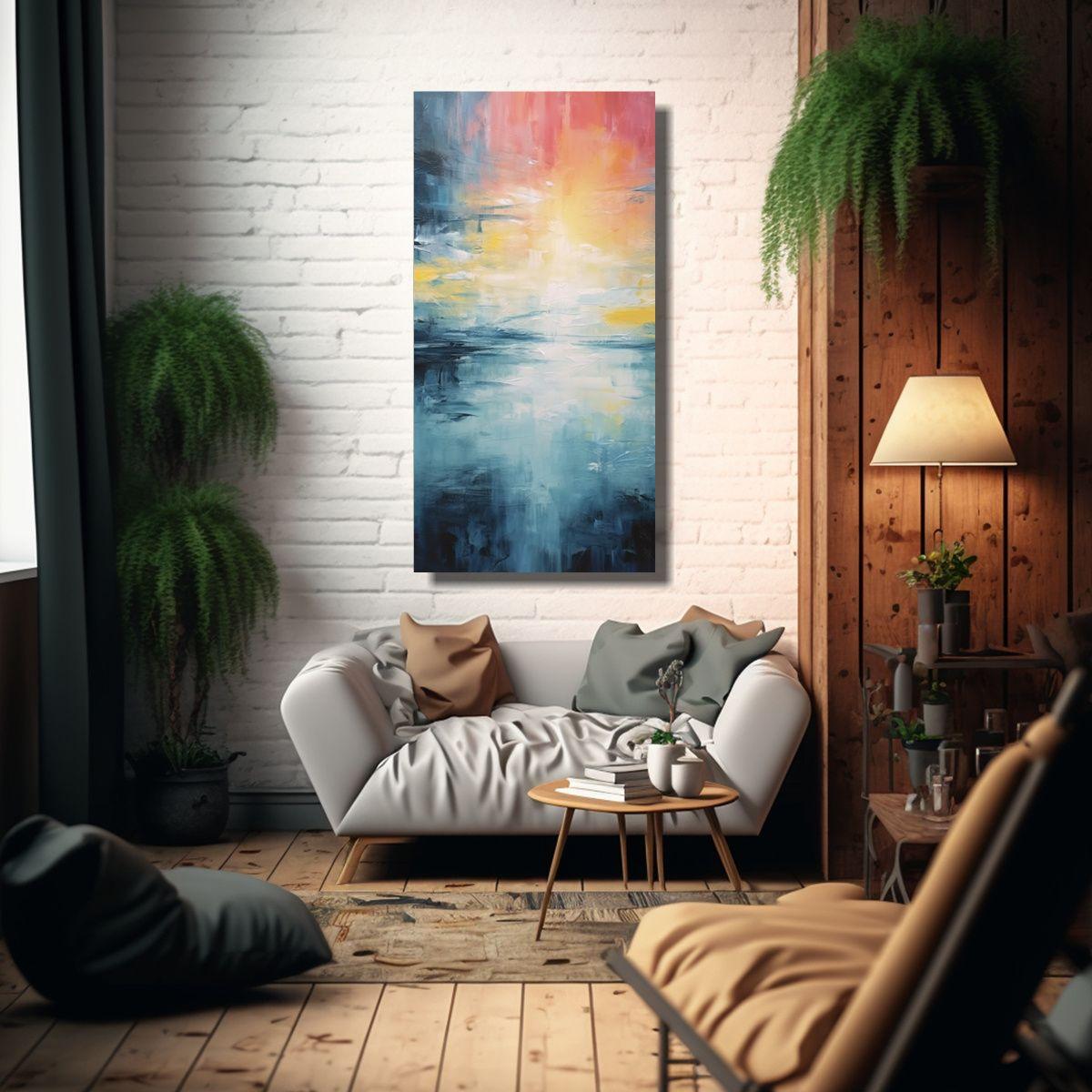 Arte De Pared Tela Sublimada Estilo Fantástico 70x140cm-2