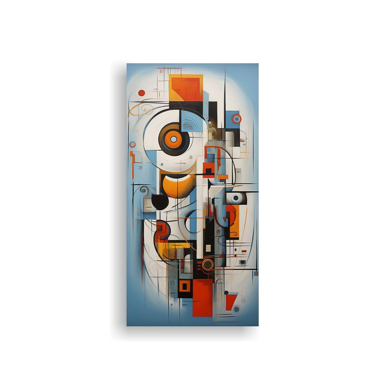 Cuadros Abstractos Con Manchas Inspiración 50x100cm-0