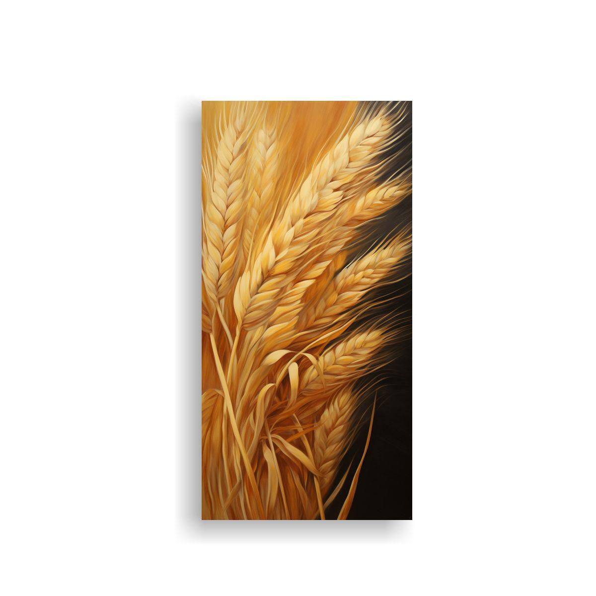 Pintura Abstracta De Granos De Arroz Con Estilo 20x40cm-0