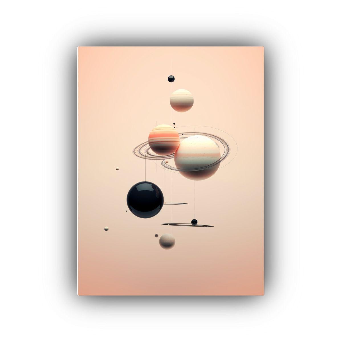 Pinturas Decorativas De Lienzo Abstracto 50x65 Cm-0