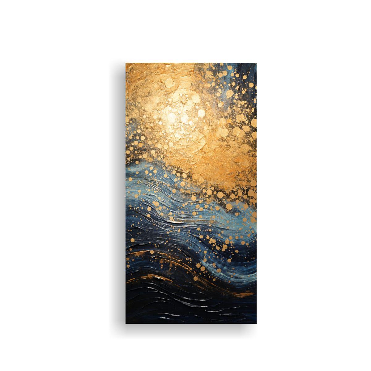 Tela En Bastidor Punto Luminoso Estética 60x120cm-0