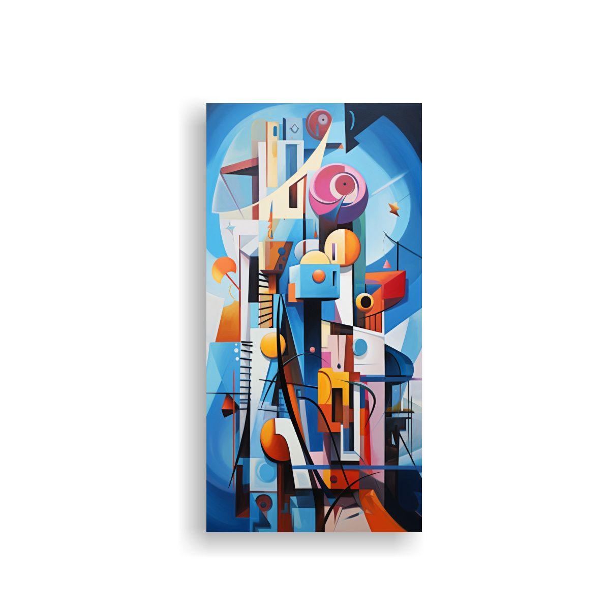 Cuadros Abstractos De Arte En Tela 80x160cm-0