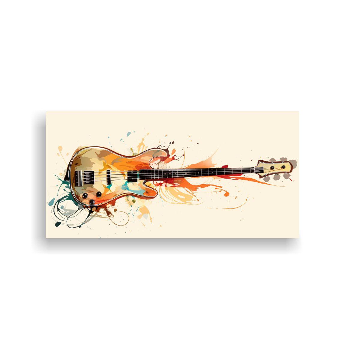 Cuadro Neo Pop Art De Bajo En Colores Beige, 140x70cm-0