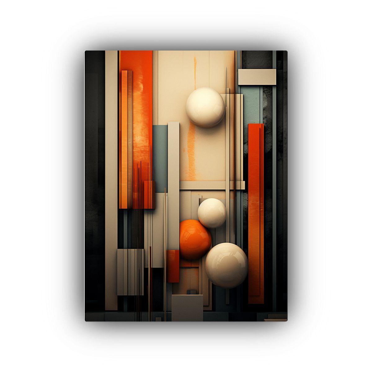 Pintura Decorativa Exclusiva De Diseño Abstracto 30x45cm-0