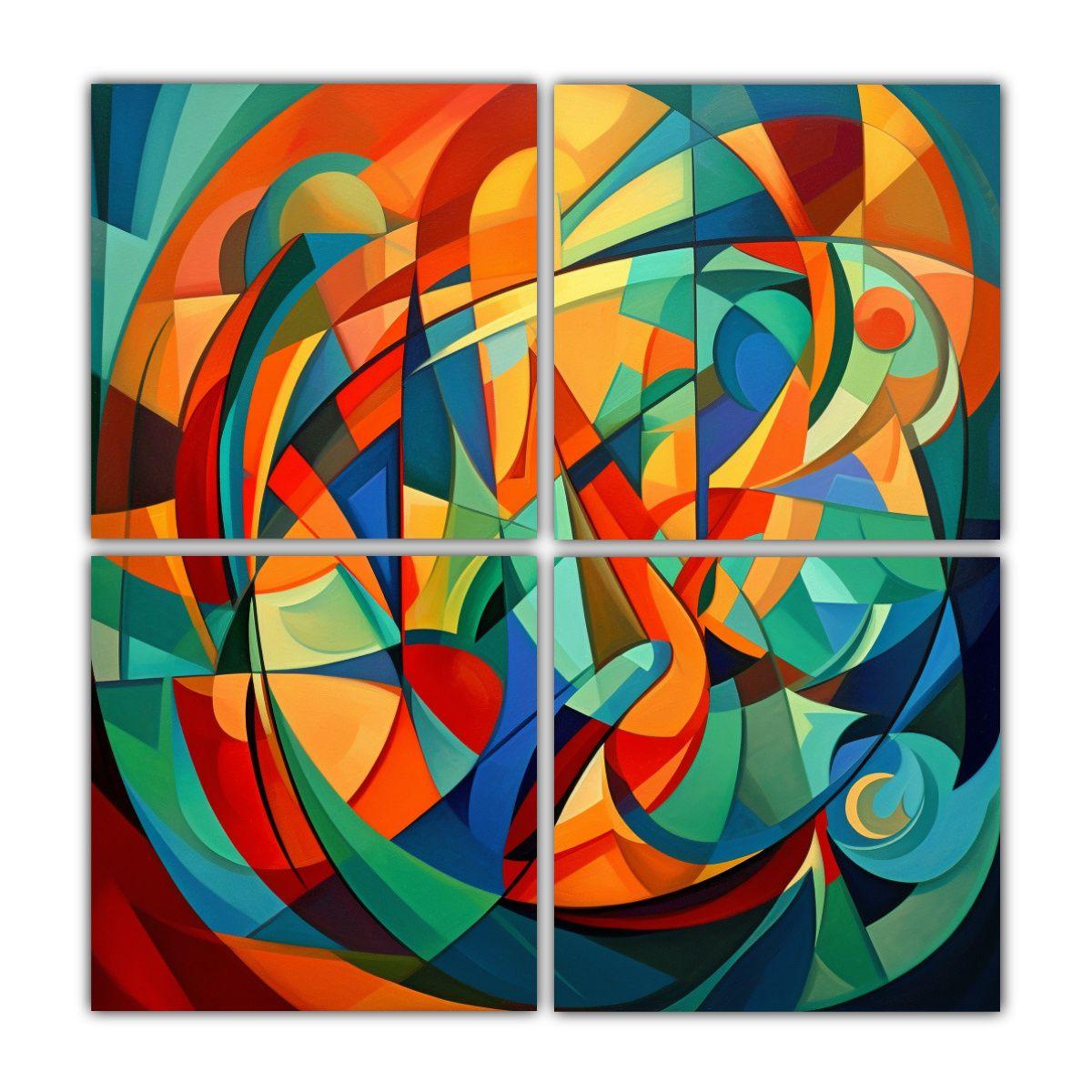 Cuadros De Pared Movimiento Cultural Aliyun 160x160 Cm-0