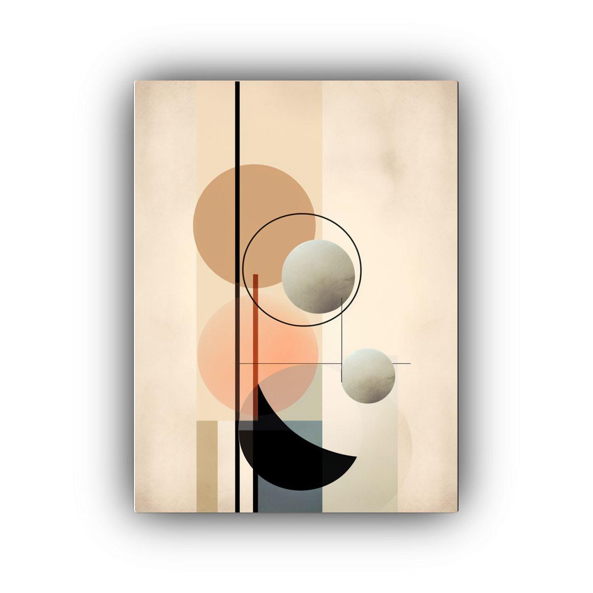 Cuadro Abstracto Tonos Mágicos De Diseño 30x40cm-0