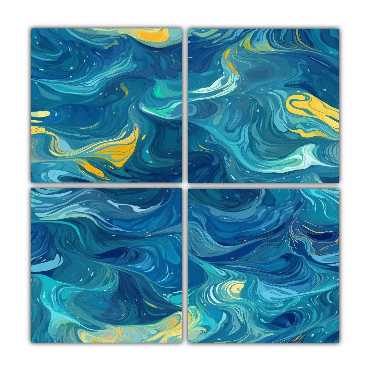 Pintura Abstracta Profesional De Diseño 160x160 Cm-0