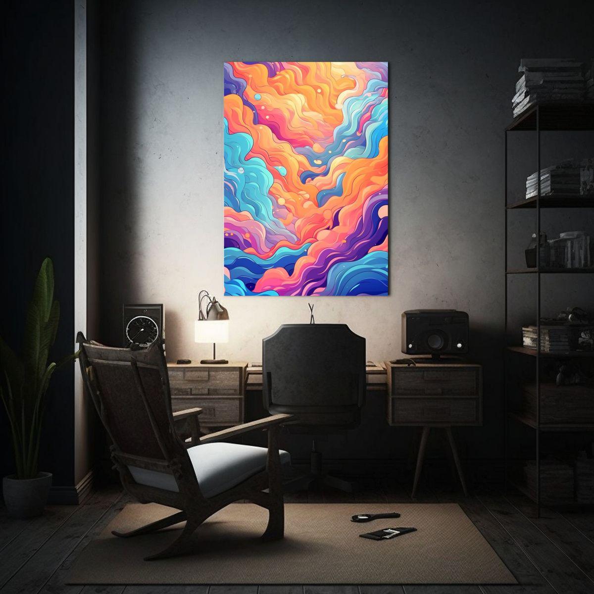 Cuadro Sublimado Bastidor Madera Arte Digital 40x60cm-2